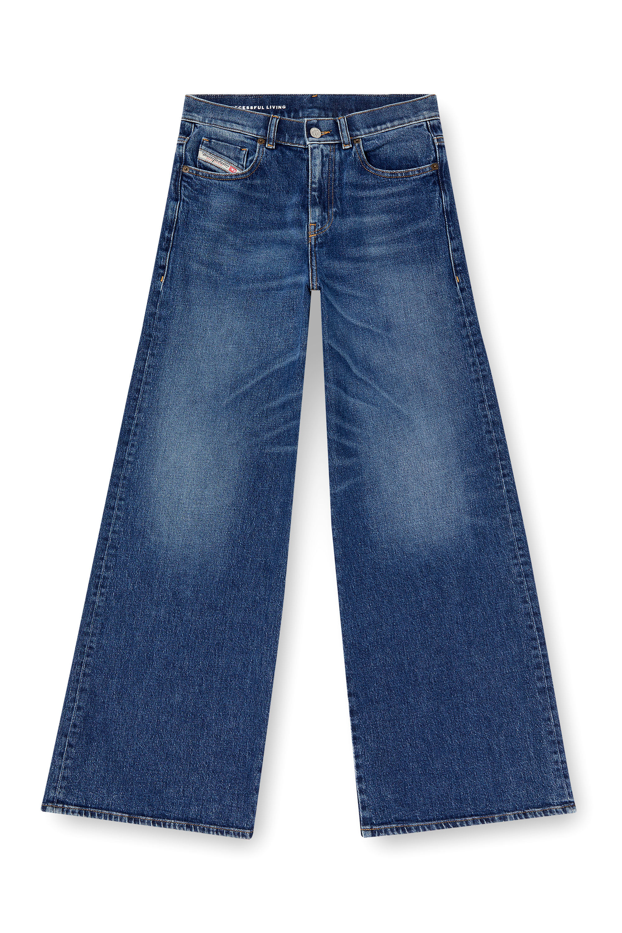 Diesel - Woman's Flare Jeans 1978 D-Akemi 09L21, Medium blue - 2